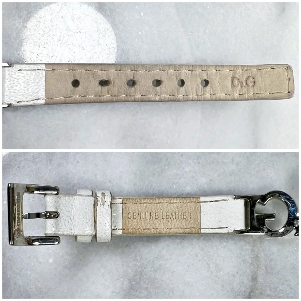 Dolce & Gabbana Silver Crystal Logo Watch